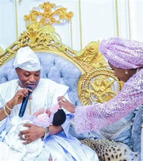 Oluwo, wife welcome first baby 